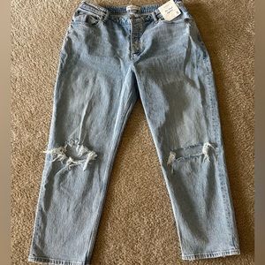 Abercrombie & Fitch Curve Love Dad Jeans 33/16S